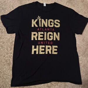 Atlanta United MLS Kings Reign Here Fan Jersey T-Shirt